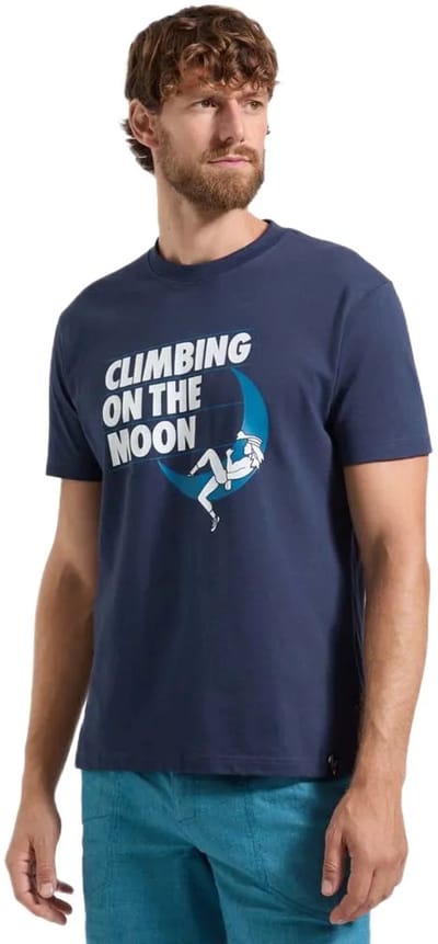 La Sportiva Moon Rock T-shirt Met Korte Mouwen Blauw S Man