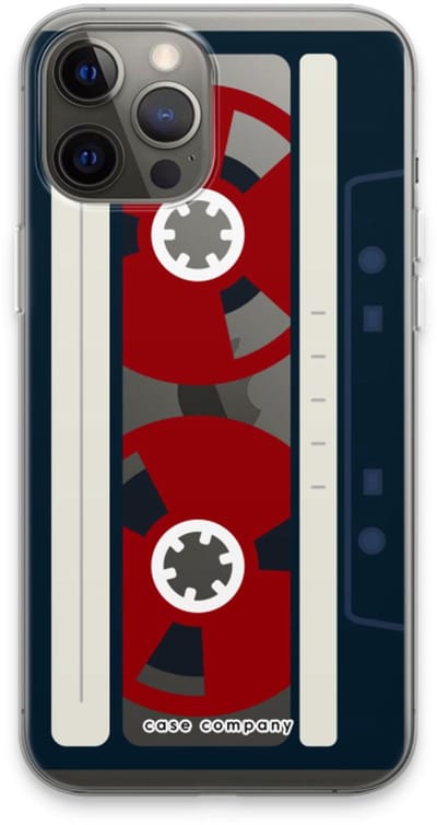 Case Company® - Hoesje geschikt voor iPhone 13 Pro Max hoesje - Here's your tape - Soft Cover Telefoonhoesje - Bescherming aan alle Kanten en Schermrand