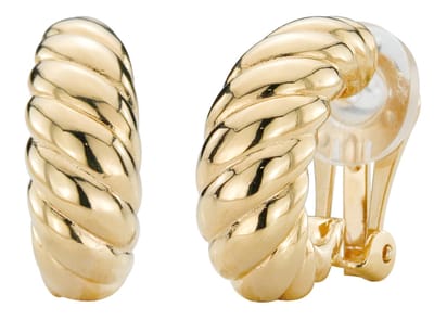 Traveller Clip Oorbellen - Oorclips Dames - Goudkleurig - Verguld - 157516