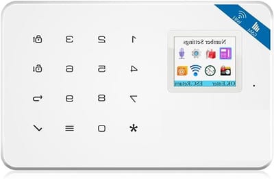 Draadloos Huisalarm - Smart Home Systeem - Beveiliging Huis - Met GSM en WiFi - 159x100mm - Wit