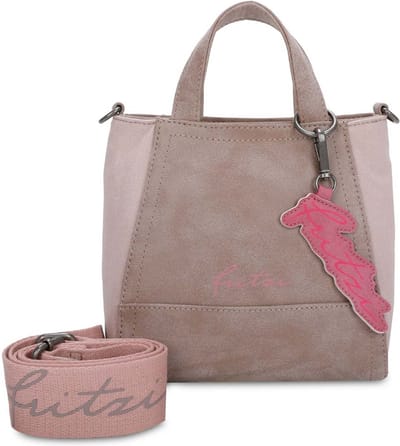 Fritzi aus Preußen Handtas Schoudertas Joy02 Vintage Mix Crossbody Bag Taupy Beige