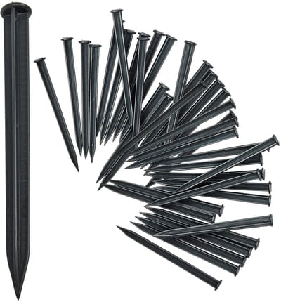 Garronda – Plastic Anker – 18cm - Voor Graskant – Bedrand – 100xZwart - GD-JBM-Bolt