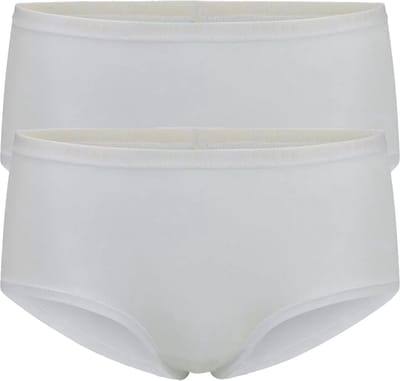 FALKE Daily Comfort Multipack ademend katoen broek van onderlaag dames wit - maat XS