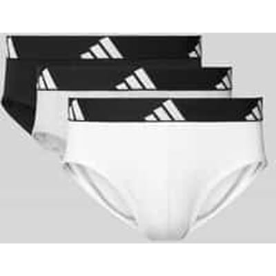 adidas Sportswear 3PK Brief - Active Flex Cotton - Onderbroek Mannen - zwart/wit/grijs gemêleerd
