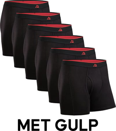 DANISH ENDURANCE Bamboe Boxershorts - Comfortabel Ademend Ondergoed - Heren - 6 paar - XL