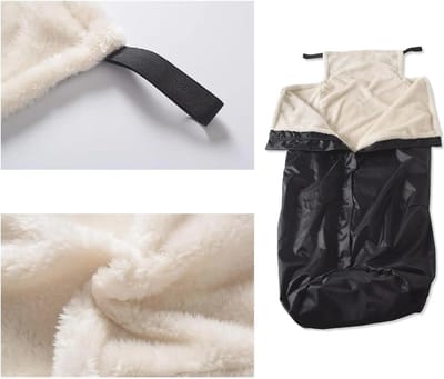 Rolstoeldeken Met Rits - Dikke Pluche Warmer Voor Winter