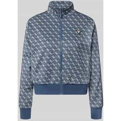 Regular fit sweatjack met all-over logoprint