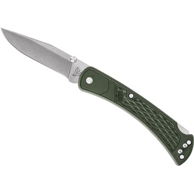 Buck zakmes 110 Slim EDC Folding Hunter OD green clampack