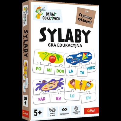 Lettergrepen Kleine Ontdekker (educatief spel) - Sylaby, Mały Odkrywca