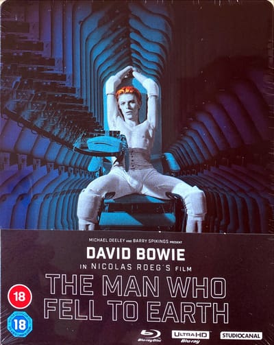 The Man Who Fell to Earth Steelbook 4K UHD [2023] [Region A & B & C] Limited Edition Steelbook