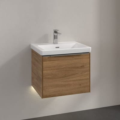 Villeroy & Boch Subway 3.0 Vanity unit 52.3 cm, 1 drawer, handle glossy C579L0RH