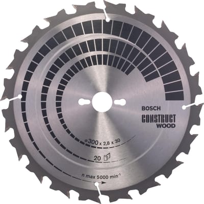 Bosch RUNDSAVKL CONST WOOD300X3.2X30MM 20 TDR