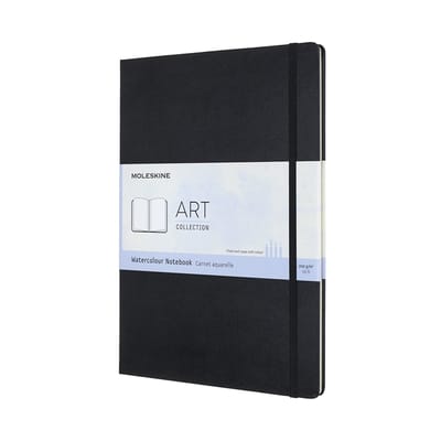 Moleskine Art Aquarel Notitieboek - A4 - Hardcover - Zwart
