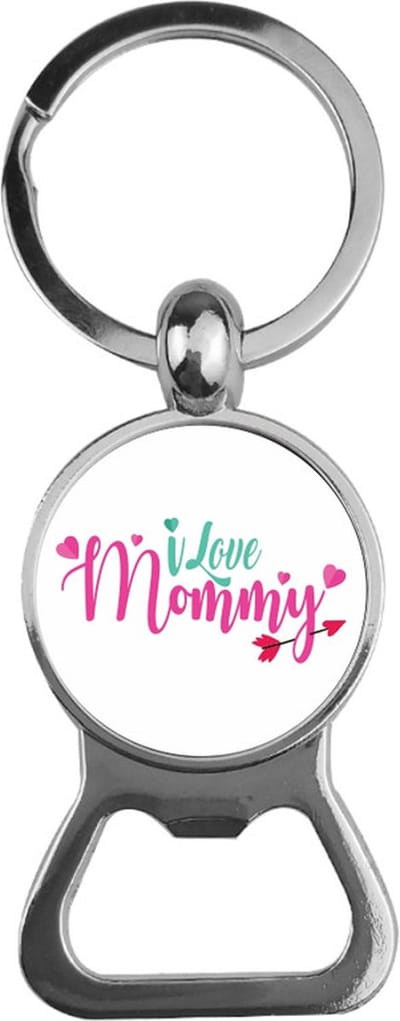 Bieropener Glas - I Love Mommy