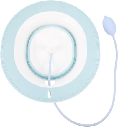 Zitbad Bekken - Bidet Toilet - Persoonlijke Verzorging - Anti-overloop Gat - 39x36cm - Blauw
