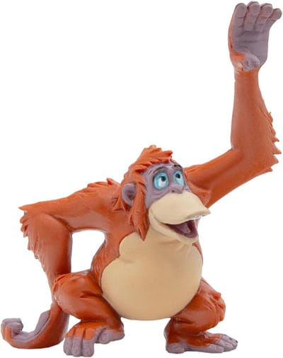 Bullyland 12383 – Koning Louie – levensecht en detailrijk vormgegeven, ca. 8,3cm - ideaal als taartfiguur en klein cadeautje voor kinderen vanaf 3 jaar.