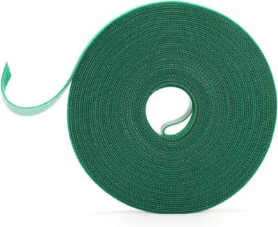 12mm groene plantboom bindband, 30m zelfklevende klittenband tape, plakkerige strips voor tuinplanten en struiken