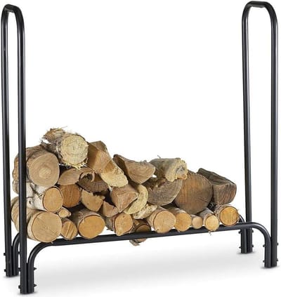 Houten Stapelrek XL voor Haardhout - Binnen en Buiten Opslag