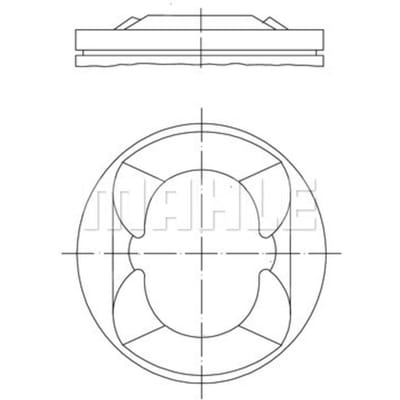 Zuiger MAHLE 081 PI 00110 000