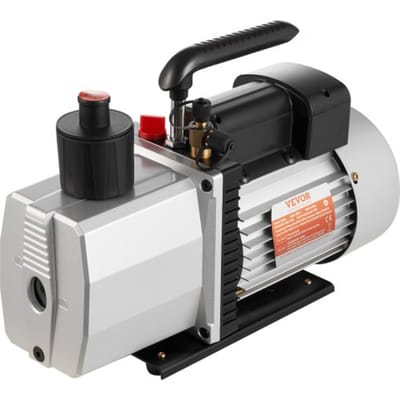 VEVOR vacuümpomp 8 CFM 3/4 HP tweetraps airconditioning vacuümpomp 220V 0,3 PA Ultieme vacuümkoelmiddel HVAC-tool voor autoreparatie vacuümevacuatie