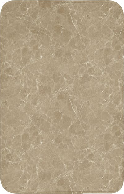 WC mat 50x80 cm - Antislip - Beige - Marmer - Witte aders - Toiletmat - Vloermat - Douchemat - Toilet tapijt - Toiletmatten