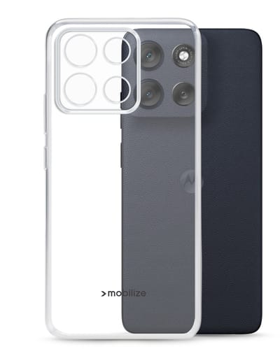Mobilize Doorzichtig Hoesje geschikt voor Motorola Moto G56 Telefoonhoesje Flexibel TPU | Mobilize Gelly Case Backcover | Doorzichtig Telefoonhoesje Moto G56 | Moto G56 Case | Back Cover - Transparant