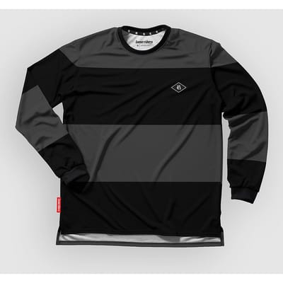 Loose Riders Baseline Bold Long Sleeve Jersey grijs