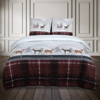 Luxe Katoen Flanel dekbedovertrek Formigal - 240x220