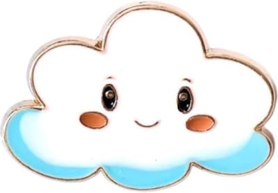 Pin Broche - enamel pin - kledingspeld - Wolkje