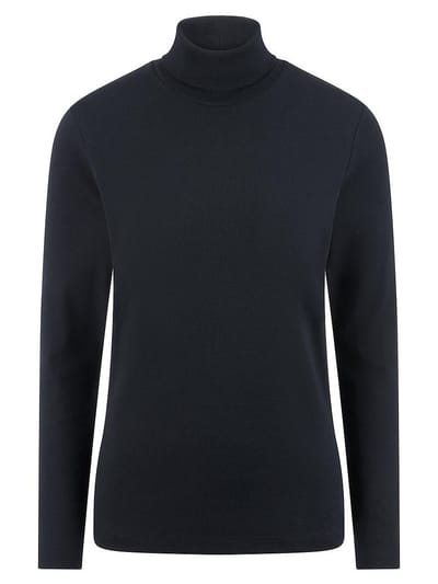Colshirt Van Peter Hahn zwart