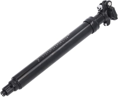 Fiets Dropper Zadelpen - Verstelbare Zadelpen Aluminium Zadelpen - Mountainbiken - Interne Kabelgeleiding - 316 mm x 100 mm - Zwart