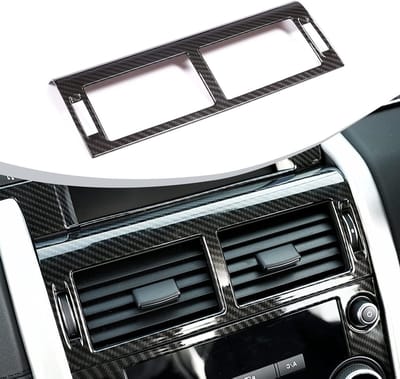Carbon Fiber Oppervlak voor Discovery Sport 2015-2019 - ABS Console Vent Outlet Trim Accessoires voor Auto's