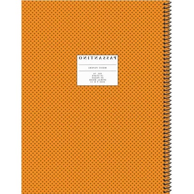 Notitieboek Muziek - Partiturenboek - Muziek Componeren - 10 Staven - 30 x 23 cm - Zwart