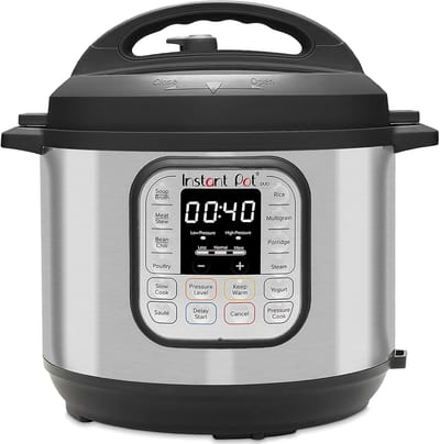 Grote 8L Elektrische Snelkookpan 7-in-1 met RVS Binnenpan | 1200W Multicooker