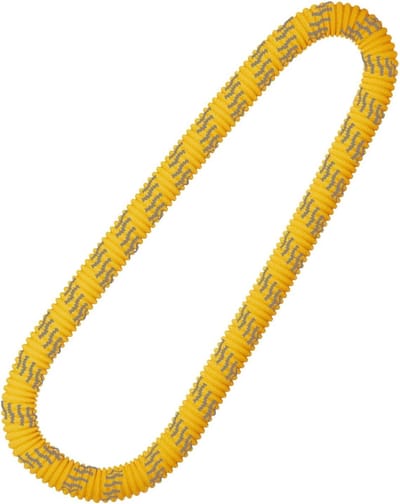 Oefen Hoepel - Fitness Ring - Taille Versterken - Zachte Flexibele Veer - 190cm Lengte - Geel