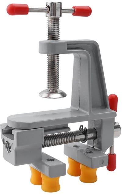 Cosensi- Bankschroef Draagbaar - Mini Klem - Hobby-Bankschroef - Tafelklem - Sterke Grip - Max. Opening 22 mm