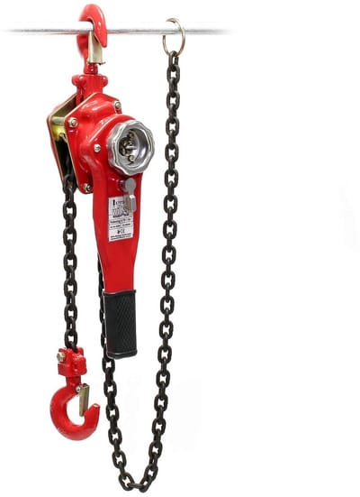 Handkettingtakel - Hefwerktuig - Lasten Hefen - Grote Krachtoverbrenging - 750 kg - Grijs