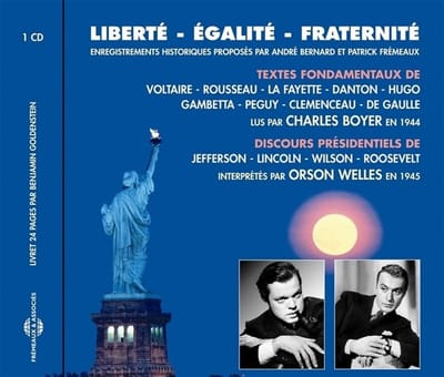 Orson Welles & Charles Boyer - Liberté Egalité Fraternité (CD)