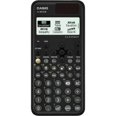 Casio fx-991CW - Wetenschappelijke rekenmachine - Geavanceerde functies voor gebruik HBO/WO en professioneel