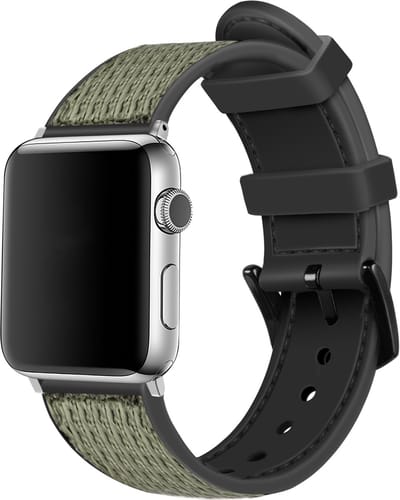 Strap-it Magnetische Siliconen band - Geschikt voor Apple Watch Series 1/2/3/4/5/6/7/8/9/10/11/SE/SE2/SE3/Ultra (2/3) - Zwart - Siliconen bandje met D-buckle sluiting - iWatch sportbandje voor maat: 44mm / 45mm / 46mm / 49mm
