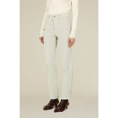 Lois Malena Fog Size: W24L34 | Formal pants Outlet | Dames | Ecru