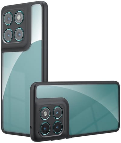 Coverup Hoesje - Geschikt voor Motorola Edge 60 / Edge 60 Fusion Hoesje - Coverup Transparante Back Cover met Camera Cover - Transparant