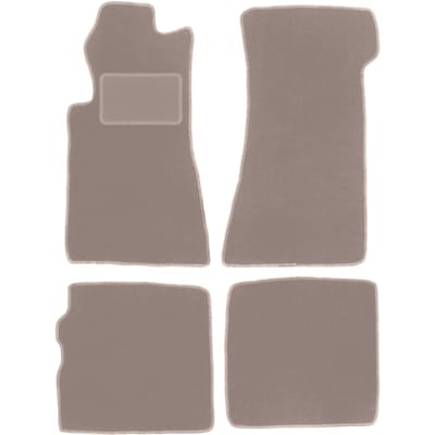 Beige veloursmatten voor: Mercedes SL R107 lange fronten (1971-1989)