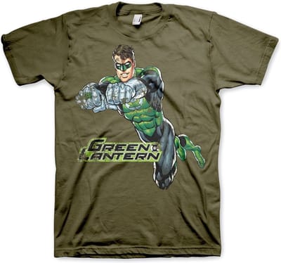 DC Comics Green Lantern Heren Tshirt -M- Distressed Groen