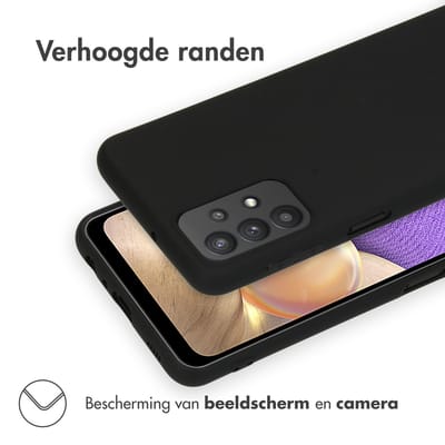 imoshion Hoesje - Geschikt voor Samsung Galaxy A32 (5G) - Color Backcover - Zwart