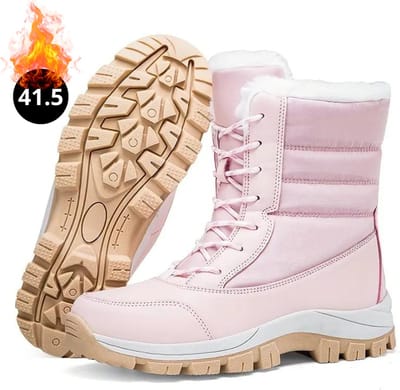 Nivard Snowboots - Sneeuwschoenen - Sneeuwboots - Dames - Wintersport - Ski - Skischoenen - Roze - 41.50- Laarzen