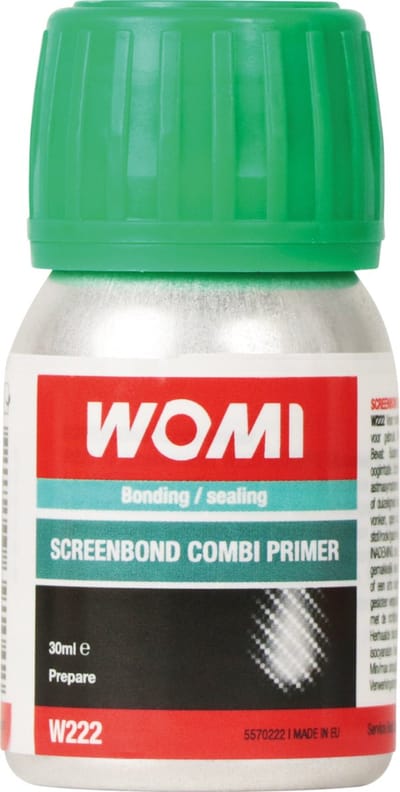 Womi Primer Screenbond W222 – 30 ml – Verbetert Lijmhechting – Sneldrogend – Voor Ruiten & Glas