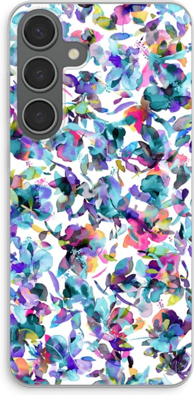 Case Company® - Hoesje geschikt voor Samsung Galaxy S24 Plus hoesje - Hibiscus Flowers - Soft Cover Telefoonhoesje - Bescherming aan alle Kanten en Schermrand