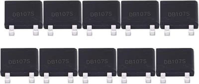 Gelijkrichter Brug - Diodebrug Set - Elektronische Circuits - 1A 1000V Capaciteit - 0.9x1x0.3cm