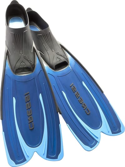 Lange zwemvliezen voor volwassenen voor zwemmen en snorkelen - Agua - gemaakt in Italië - Italiaanse kwaliteit - sinds 1946